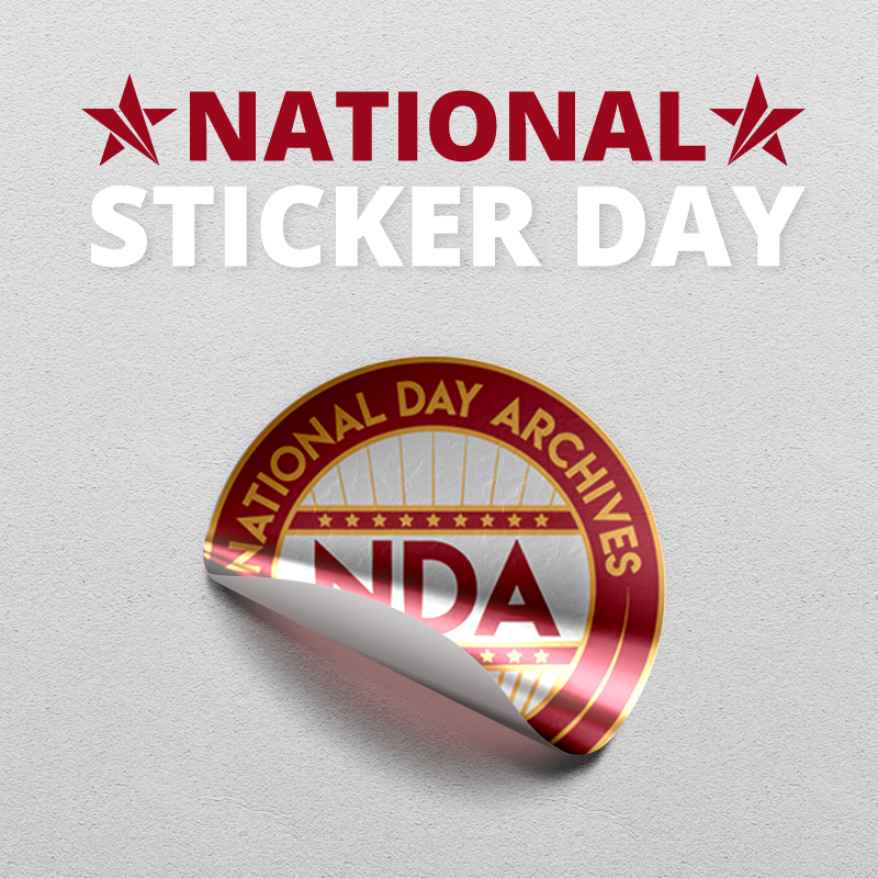 national sticker day