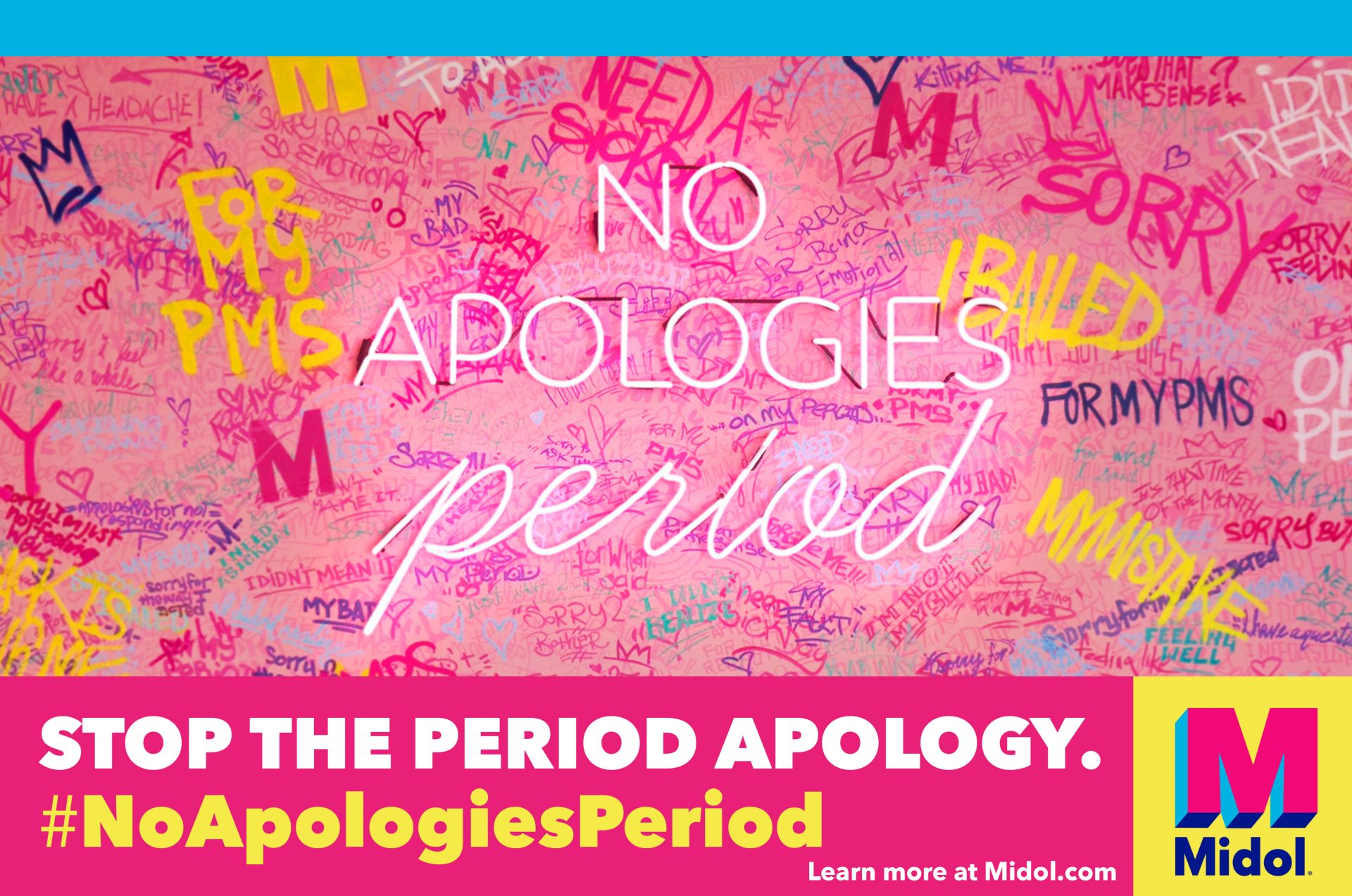 No Apologies Period Day