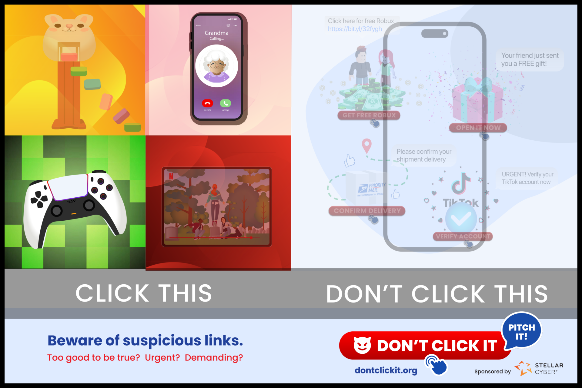 Don't click it day!